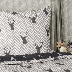 Lenjerie de pat din bumbac 4Home Reindeer, 140 x 220 cm, 70 x 90 cm, 140 x 220 cm, 70 x 90 cm
