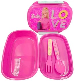 Barbie Love cutie de sandviș + set de tacâmuri