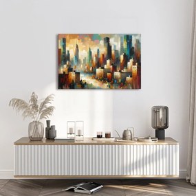 Tablou peisaj urban modern