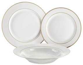 Serviciu de masa, 18 piese, 6 persoane, Aura Gold