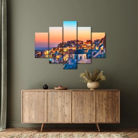 Tablou - Santorini în amurg (150x105 cm)
