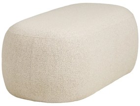 Bancă bej cu tapițerie din țesătură bouclé Blossomville – House Nordic