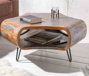 Masuta design deosebit Organic Living 60cm Sheesham gri A-39753 VC