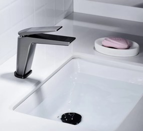 Baterie lavoar Premium, Modern Edition 5006-2, Negru-Gri