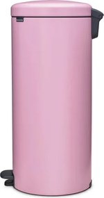 Cos de gunoi cu pedală Brabantia NewIcon 1010443, 30 l, Inchidere lenta, Baza antiderapanta, Roz