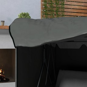 Outsunny Husă de protecție pentru balansoar de grădină din material Oxford 177 x 114 x 152 cm gri închis | Aosom Romania