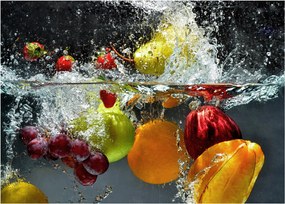 Tablou pe sticlă - Fructe (70x50 cm)