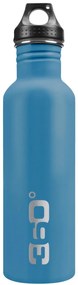 Bidon de baut 360 Degrees, otel inox, 1000 ml, denim