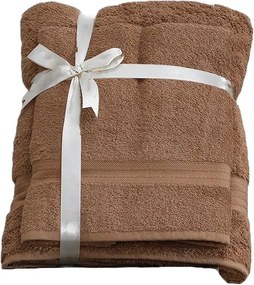 Prosoape de baie maro 2 buc. din bumbac din frotir – Foutastic