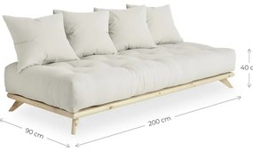 Canapea Karup Design Senza Senza Natural Clear/Wheat Beige