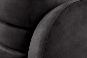 Bancheta cu spatiu de depozitare, Catifea Gri, VOQUE 50cm A-46689 VC