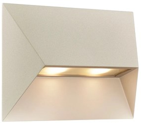 Aplica de perete pentru iluminat exterior IP54 Pontio 27 bej nisip