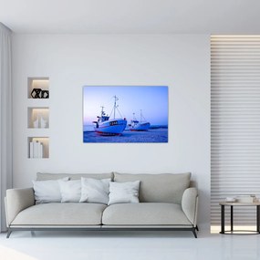 Tablou - Debarcarea în amurg (90x60 cm)