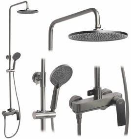 Baterie pentru dus Avalon titanium