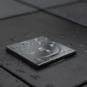 Priză încastrabilă de podea de exterior Brilagi IP55 crom mat pătrat