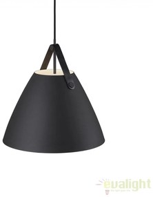 Lustra / Pendul design nordic Strap 36 negru 84343003 DFTP