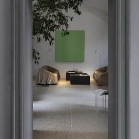 Ideal Lux - Lampă de podea LED DIESIS, 4,5 W, 230 V, CRI 95, crom mat