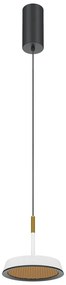Pendul LED design modern El 14,5cm alb/auriu