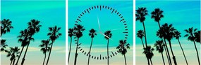 Tablou - California (cu ceas) (90x30 cm)