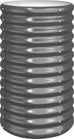 vidaXL Jardinieră antracit 40x40x68 cm oțel galvanizat