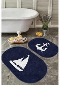 Covorașe de baie albastre 2 buc. 60x100 cm – Mila Home