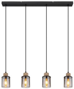 Lustră pe cablu REID 4xE27/15W/230V Globo 15707-4H