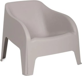PETRA ARMCHAIR fotoliu din plastic, gri