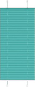 vidaXL Jaluzea plisată verde petrol 65x150 cm Lățime țesătură 64,4 cm