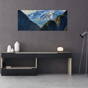Tablou cu peisaj cu munții (120x50 cm), în 40 de alte dimensiuni noi
