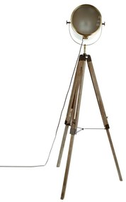 Lampă de podea pe 3 picioare, înălțime 152 cm, maro