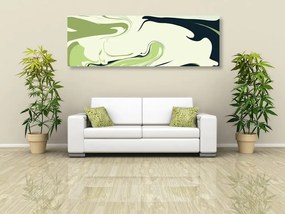 Tablou abstracție modernă verde