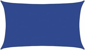 vidaXL Pânză parasolar, albastru dreptunghiular 5x8 m HDPE 160 g/m²