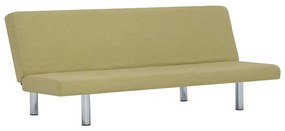 282197 vidaXL Canapea extensibilă, verde, poliester