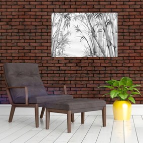 Tablou - Pădure de bambus (90x60 cm)