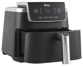 Friteuza cu aer cald Ninja AF140EU PRO, 1750W, 4.7 L, 40-240°C, 4 programe, Timer, AirCrisp, Acoperire antiaderenta, Negru