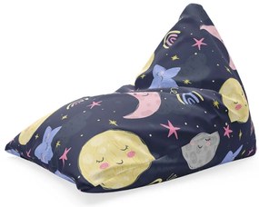 Sac de șezut Triangl cer pentru copii, colorat