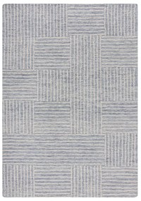 Covor albastru deschis țesut manual din lână 200x290 cm Memphis Wool – Flair Rugs