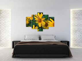 Tablou cu flori galbene (150x105 cm)