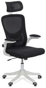 Scaun ergonomic OFF 336 negru, mesh și brațe rabatabile