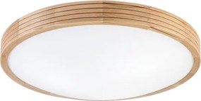 Brilagi - Lampă de tavan LED CARVALHO MODERN SLIM 3xE27/60W/230V Ø 47,5 cm stejar