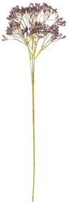 Floare artificială Gypsophila violet închis, 15 x15 x 65 cm