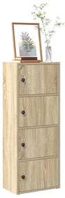 vidaXL Bibliotecă, stejar sonoma, 40x24x102 cm, lemn prelucrat