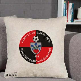 Perna Personalizata FK Csikszereda 1904 Fotbal, 40x40 cm, Bej Canapea, Husa Detasabila, Perna Inclusa, BEKZ®