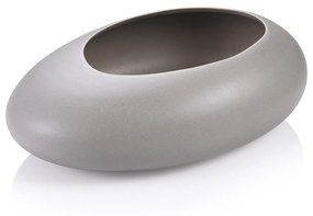 Ghiveci oval jos Tescoma FANCY HOME Stones, gri