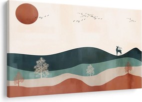 Tablou - Peisaj ilustrat (90x60 cm)