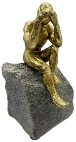 Statueta ganditor No See 17cm