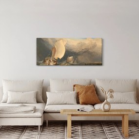 Tablou - William Turner, Fishing Boats with Hucksters Bargaining for Fish, reproducere (120x50 cm)