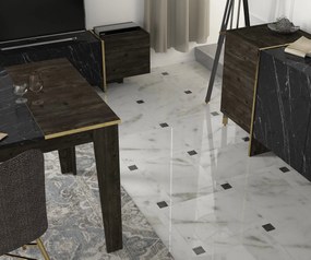 Mobilier living Vivaldi (Negru + Auriu). 1073516