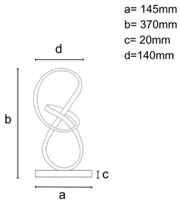 Lampă LED dimabilă de masă LED/26W/230V 3000/4000/6500K alb