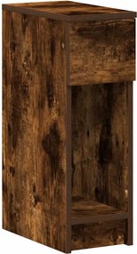 vidaXL Noptiera cu sertar stejar afumat 20x36x60 cm